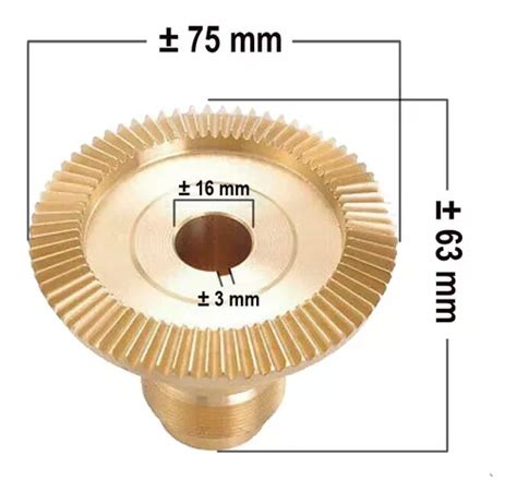 Engrane De Bronce Avance Automatico Fresadora Kenta Meses Sin Intereses