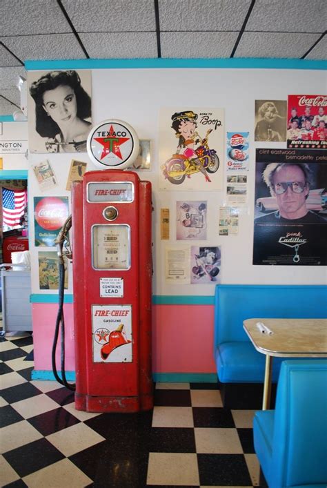 In The Diner All Of American Pop Culture In One Room Vintage Diner