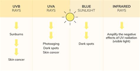 UVB UVA Blue Light All About Solar Radiation Your Skin