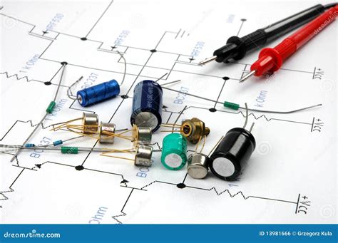 electronic components stock photo image  component