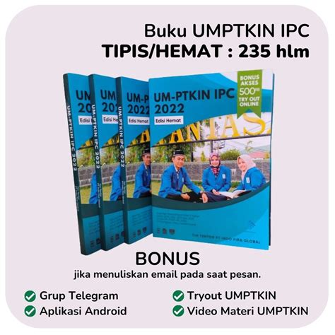 Jual Buku Umptkin Ipc Hemat Tipis Latihan Soal Umptkin Ips Ipa