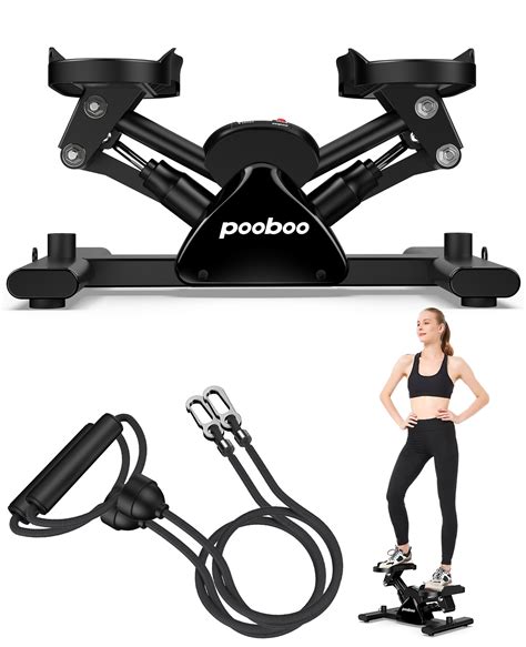 Ubesgoo Mini Air Aerobic Stepper Stair Climber Twist Exercise Fitness Machine With Lcd Display