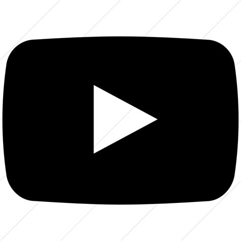 YouTube Logo On Black Background