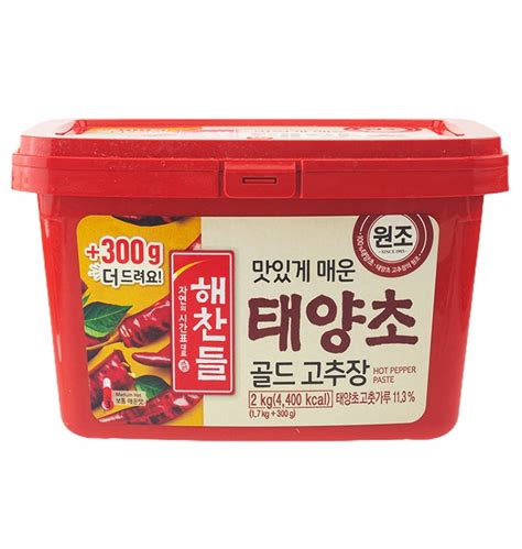 해찬들 태양초골드고추장 17kg300g 1개 티몬