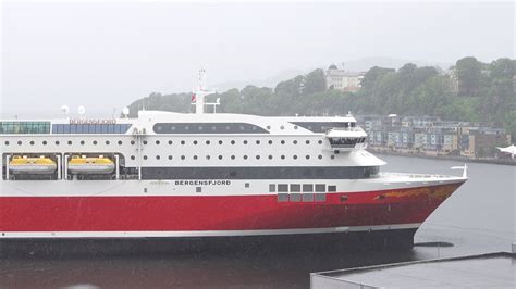 Fjordline MS Bergensfjord Ferry Ship 4K YouTube