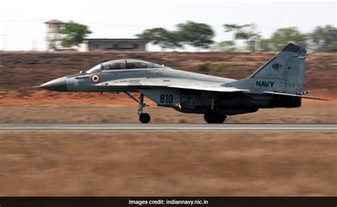 Navys Mig 29k Crashes During Sortie Off Goa Pilot Ejects Safely