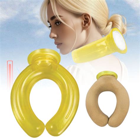 YaoZQ Pack U Shaped Hot Water Bottle For Neck Shoulders A Hot