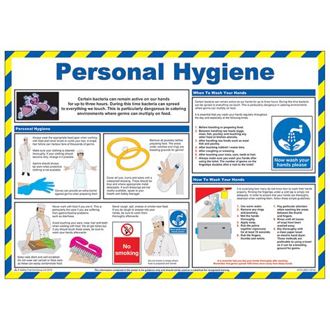 Personal Hygiene Poster Washing Hands Poster