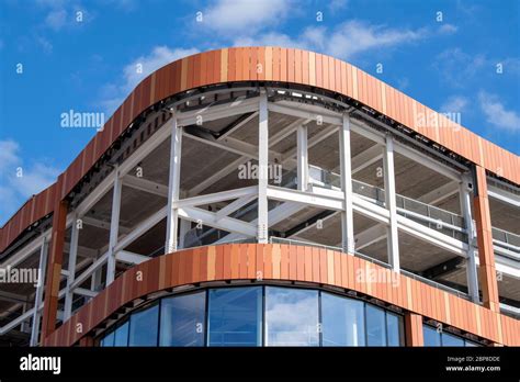 The New Broadmarsh Car Park And Library Development In Nottingham City