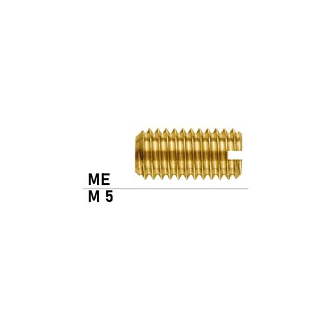 ISO 4766 Messing Gewindestifte Mit Kegelkuppe Mit Schlitz Durc 10 57