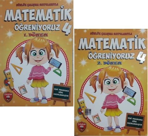 Çalışkan Arı 4 Sınıf Matematik Öğreniyoruz 1 ve 2 Dönem