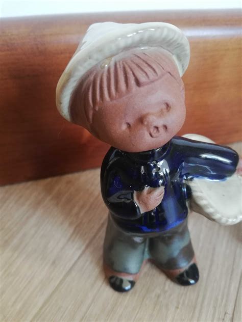 Figurka mini ceramiczna zestaw 3szt skandynawskie anioł dzieci Ochla