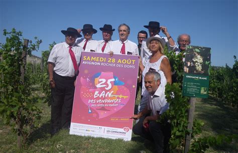 Le 25ème Ban des vendanges c est samedi prochain à Avignon