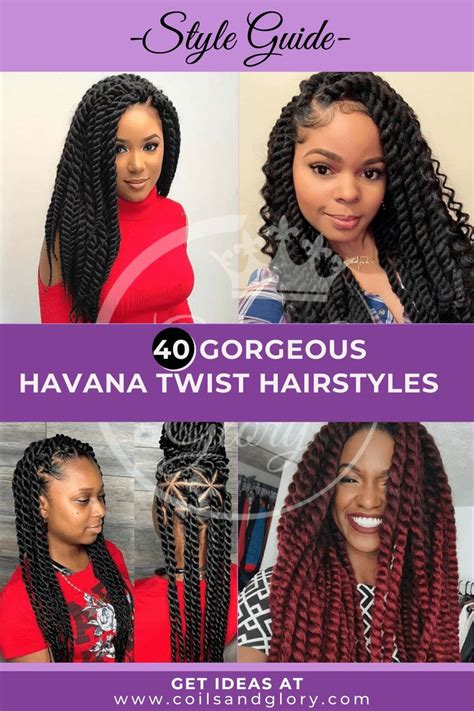 40 Stylish Havana Twist Hairstyles On Natural Hair Includes A Quick Guide Coils And Glory In