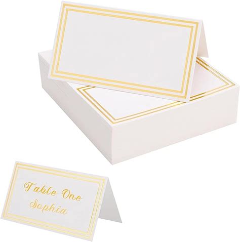 50pcs Place Cards For Table Place Name Cards Blank Table Name Cards