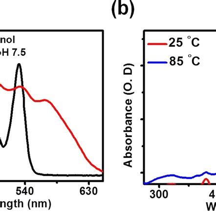 A Uvvis Spectra Of Monomeric Pbi P In Ethanol And Hydrogel Of The