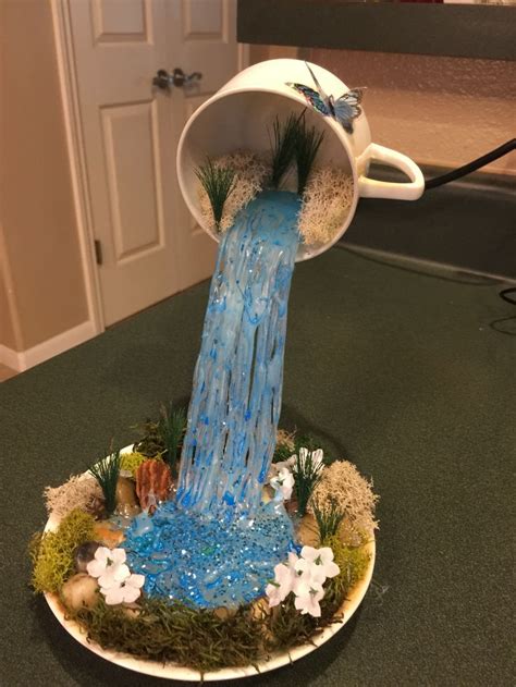 Floating Waterfall Floating Tea Cup Floating Cups Tea Cup Centerpieces