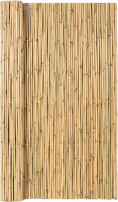 Amazon Mininfa Natural Rolled Bamboo Fence Eco Friendly 0 7 In