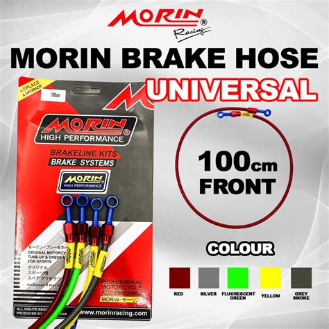 BRAKE HOSE MORIN KING DRAG THAILAND FRONT 100CM REAR 50CM DEPAN