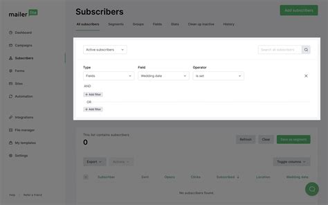 How To Create And Use Segments - MailerLite