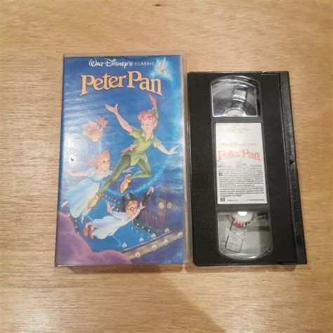 PETER PAN Walt Disney Classics VHS Video Tape Cassette From Usa EUR 1