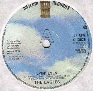 The Eagles Lyin Eyes Vinyl Discogs