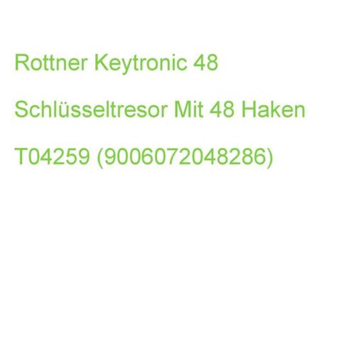 Rottner Elektronik Schl Sselschrank Keytronic Online Kaufen Ebay