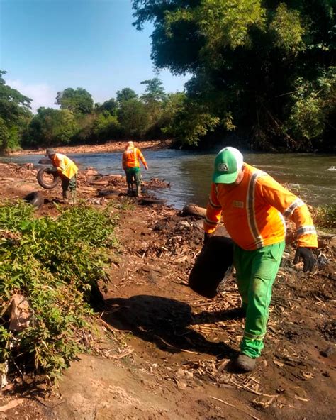 Expedi O Meia Ponte Tirou Toneladas De Lixo Do Rio