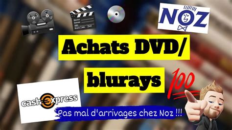 29 Achats DVD Blurays Chez Noz Cash Express Enfin Des Arrivages