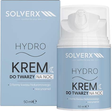 Krem Do Twarzy Solverx Hydro Krem Do Twarzy Na Noc 50ml Opinie I Ceny