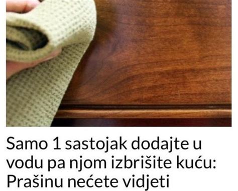 SAMO 1 SASTOJAK DODAJTE U VODU PA NJOM IZBRIŠITE KUĆU 10 DANA NEĆETE