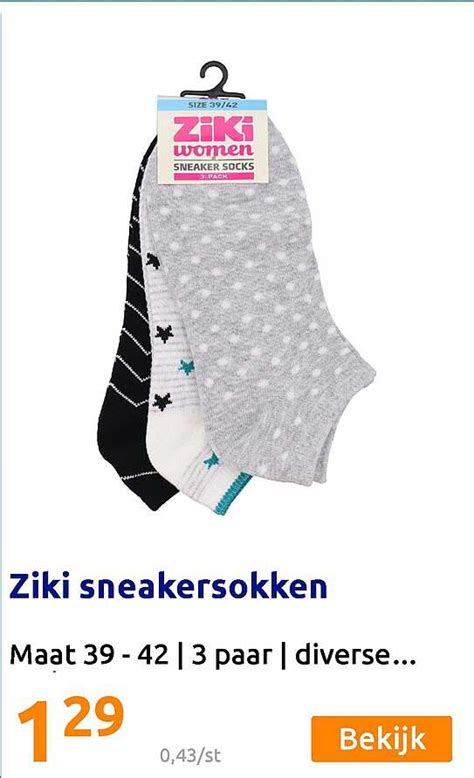 Ziki Sneakersokken Aanbieding Bij Action Folders Nl