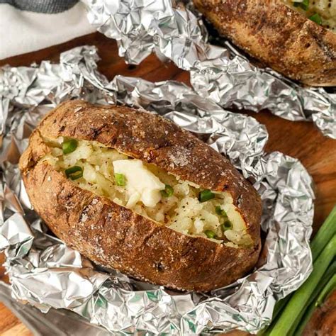 Baked Potatoes On The Grill Learn How To Grill Baked Potatoes