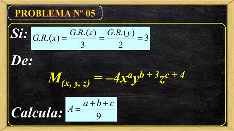 C5 mate repaso de grado de un monomio 3º PPT