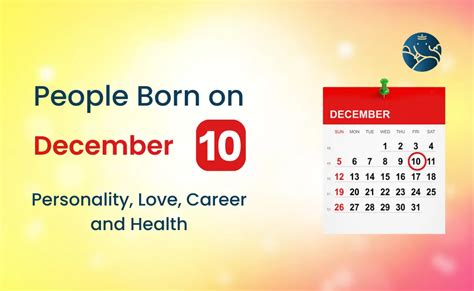 People Born on December 10 Personality, Love, Career, And Health