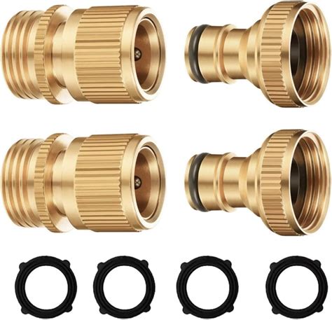 Amazon Sicilamiu Garden Hose Quick Connector Solid Brass Inch