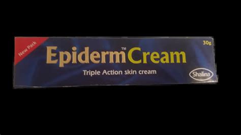 Epiderm Cream Triple Action Cream 30g Shopeptic