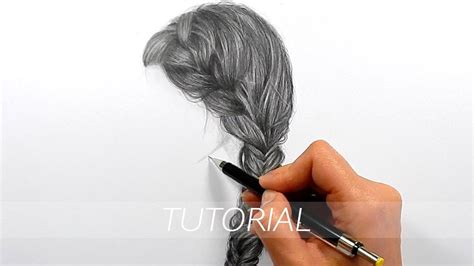 Tutorial How To Draw Realistic Hair With Graphite Pencils Emmy