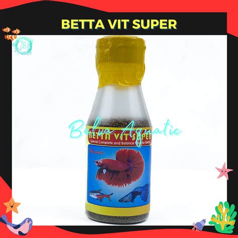 Jual Beta Vit Cupang Bettavit Betta Vit Pakan Ikas Hias Cupang Tetra