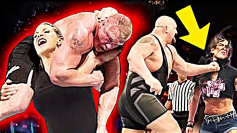 10 Best Wwe Man Vs Woman Wrestling Matches Youtube