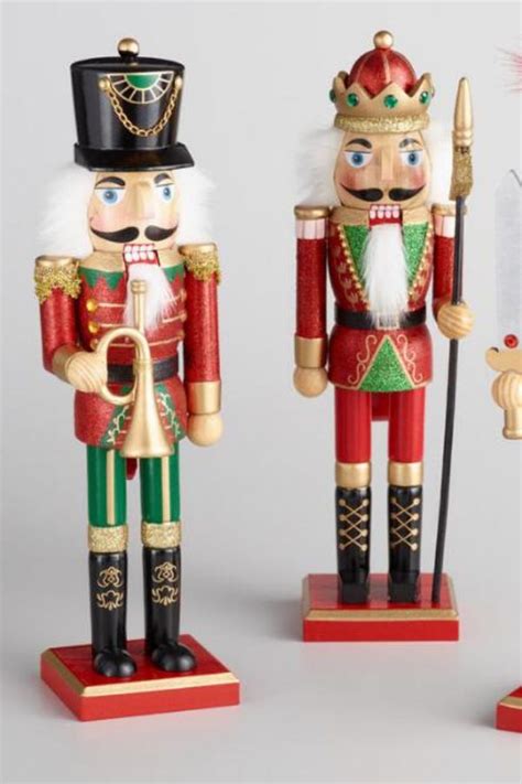 Tall Traditional Nutcrackers Set Of 3 Nutcracker Set Is Handcrafted Of Wood And Accented With