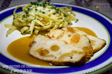 Lomo Mechado Con Chabacanos Y Nuez De La India Madeleine Cocina