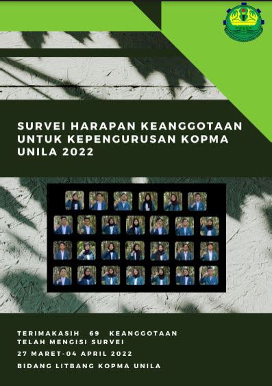 Survei Harapan Anggota Untuk Kepengurusan Tahun Kopma Unila