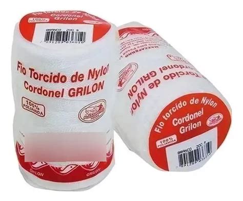 Fio Torcido Grilon Branco Unidades De Gramas