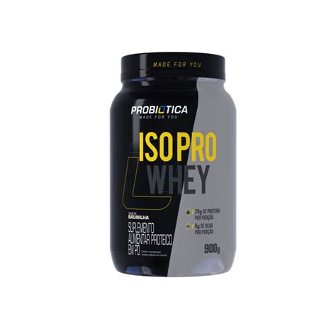 Iso Pro Whey Whey Isolado Probiotica 900g Body Suplementos