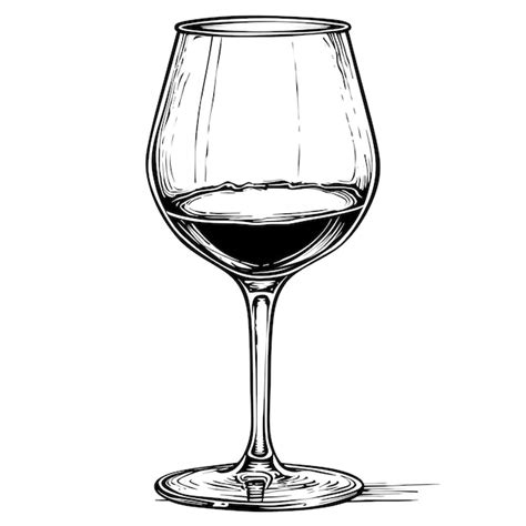 Premium AI Image | Wine Glass Silhouette