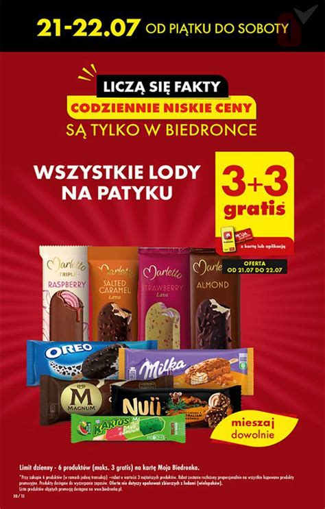 Biedronka W Tym Tygodniu Lody Na Patyku Gratis