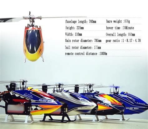 Global Eagle 480n18 Dfc450l 6ch Gas Fuel Helicopter Rc Helicopter Nitro