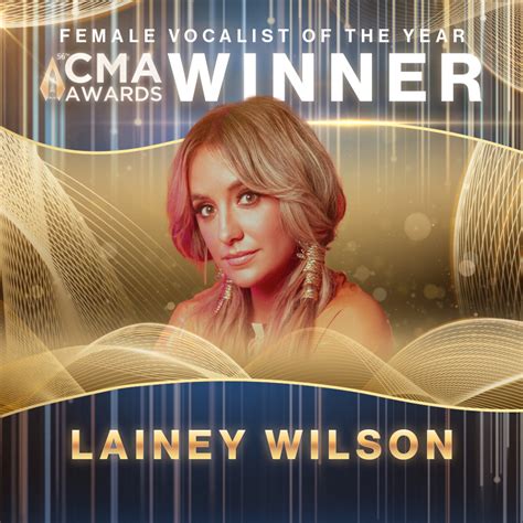 56th Cma Female Vocalist Of The Year Award Winner Lainey Wilson 99