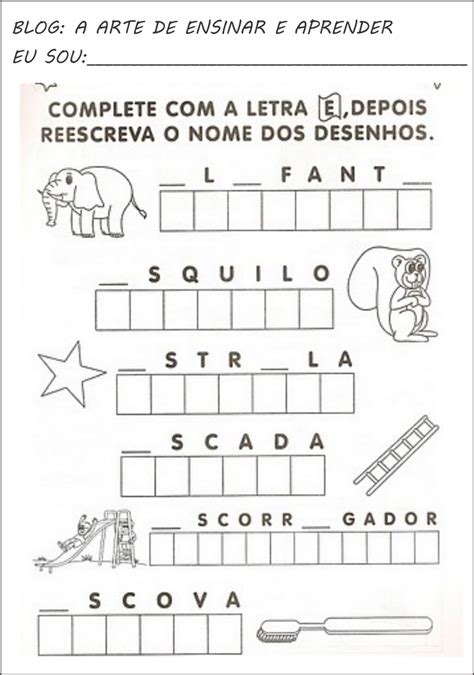Atividades Prontas Para Imprimir - 6